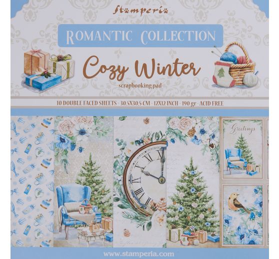 Scrapbook block "Cozy Winter"