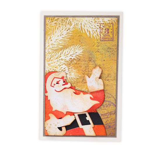 Sizzix Thinlits Stanzschablone "Retro Santa by Tim Holtz"