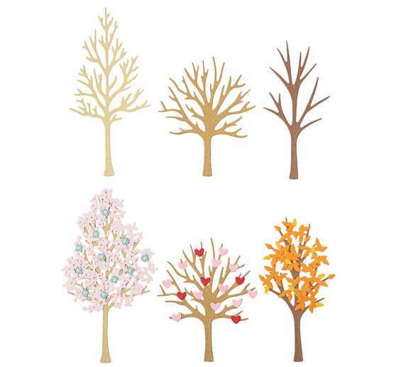 Sizzix Thinlits Stanzschablone "Seasonal Trees"