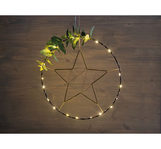 Metallring "Stern", 3er-Set, Goldfarben
