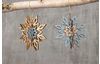 3D Wooden decoration pendant "Snowflakes" to stick