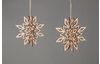 3D Wooden decoration pendant "Snowflakes" to stick