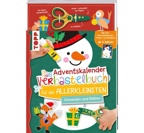 Buch "Das Adventskalender-Verbastelbuch für die Allerkleinsten. Schneiden und Kl