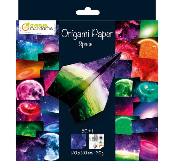 Folding paper assortment "Space"