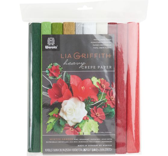 Lia Griffith, Floristenkrepp "Winter Garden"