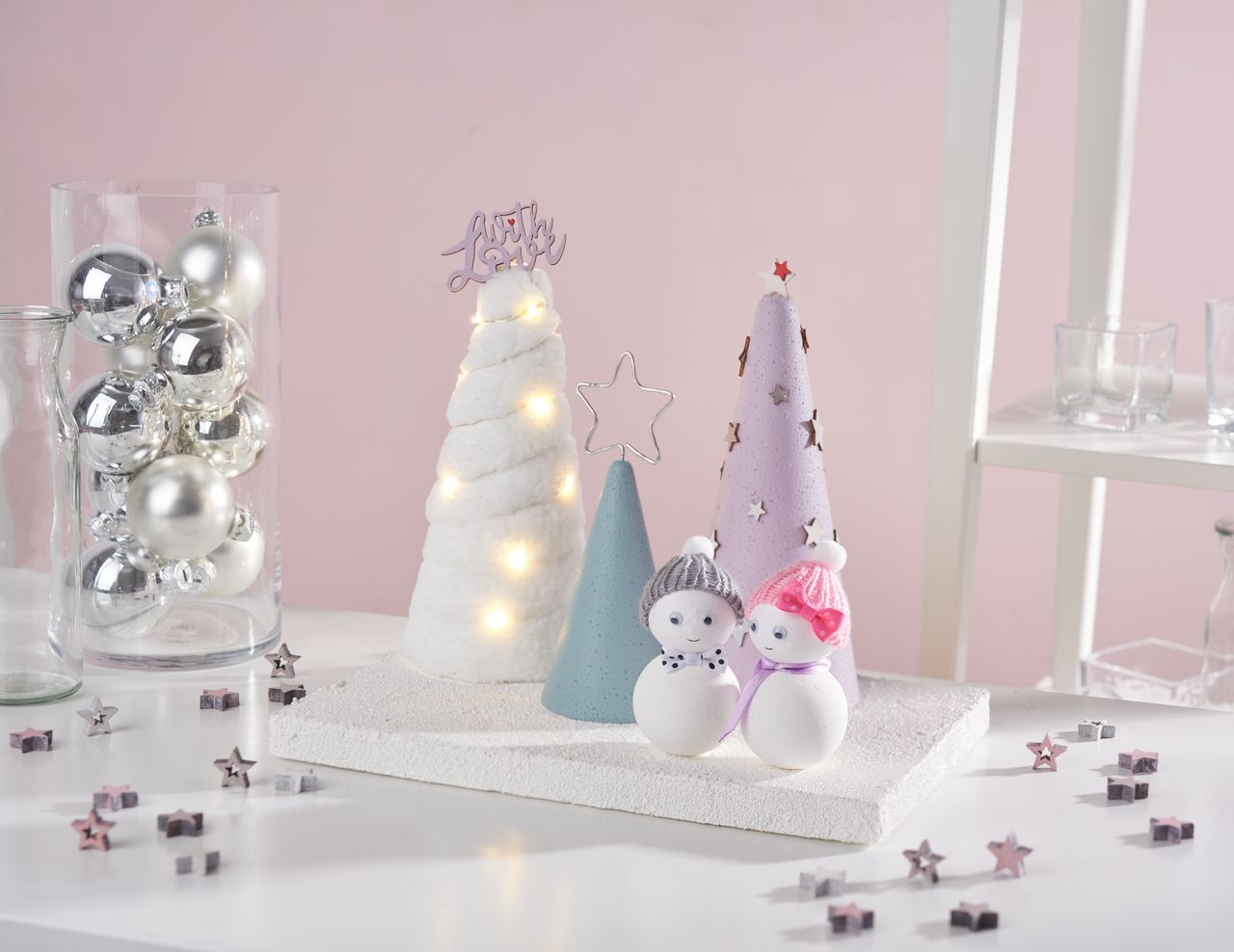 Homoyoyo 10er-Set Styroporkegel 25cm - Weiße Schaumstoff-Kegel Für DIY Bastelprojekte & Weihnachtsdekoration