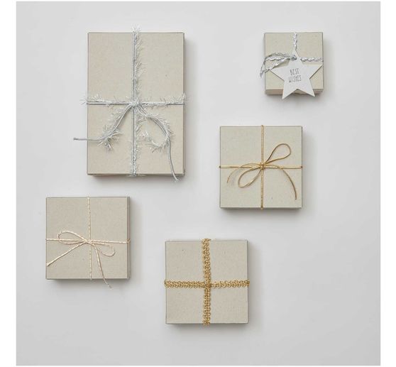 Rico Design Bänder-Set "Lucky dip", Gold-Silber