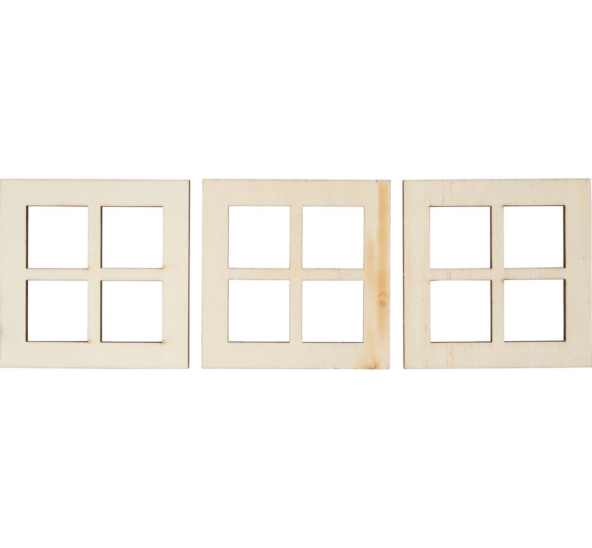 Miniatur Fenster quadratisch "schmale Tiefe"