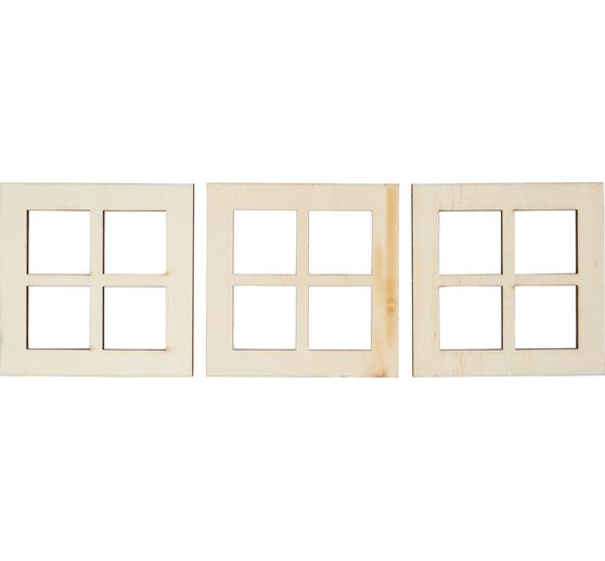 Miniatur Fenster quadratisch "schmale Tiefe"