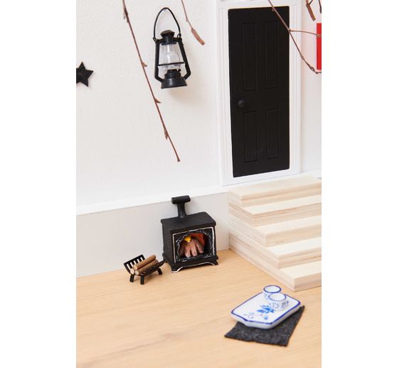 Rico Design Miniatur Kaminholz-Halter