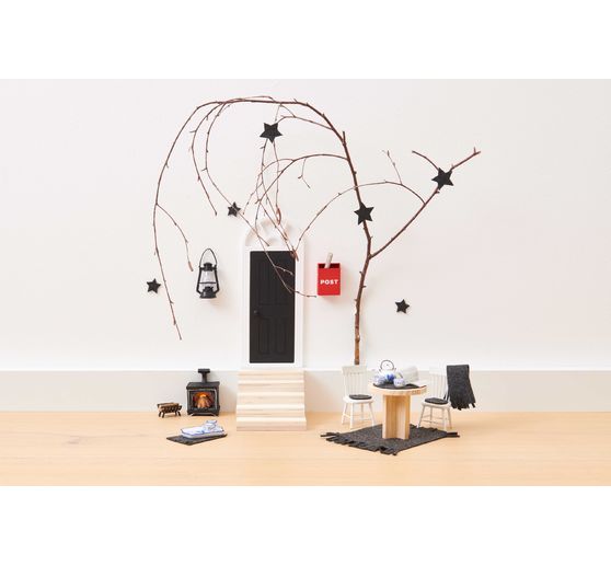 Rico Design Miniatur Kaminholz-Halter