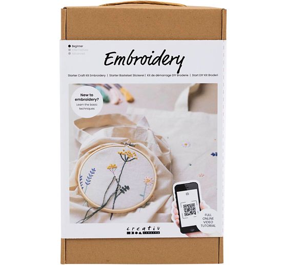 Learning set embroidery "Carrier bags"