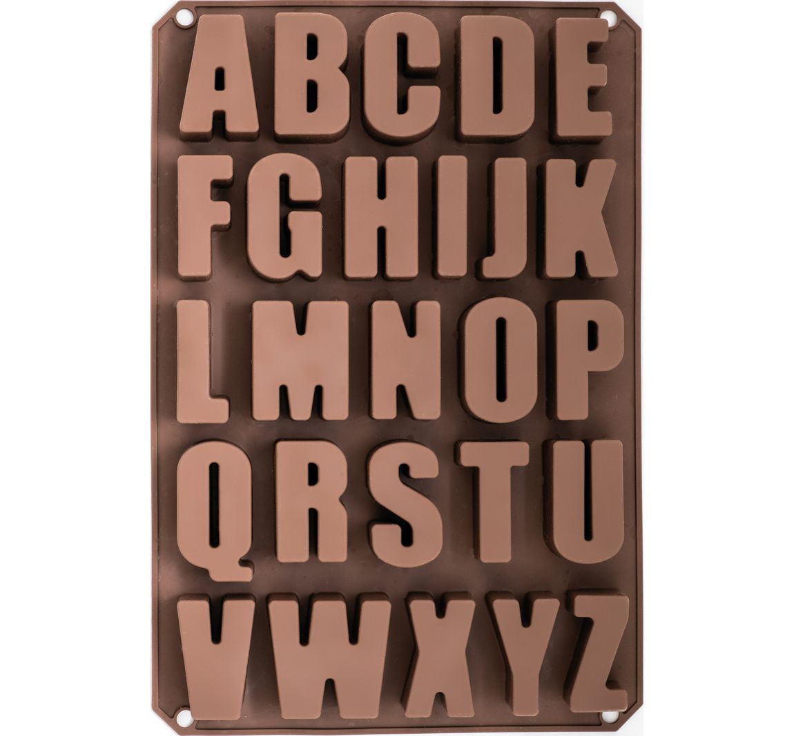 Silikon-Gießform "A-Z"
