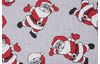 Motiv-Stoff Leinenoptik "Santa"