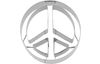 Cookie cutter "Peace"