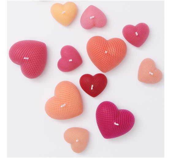 Silicone candle casting mould "Heart"