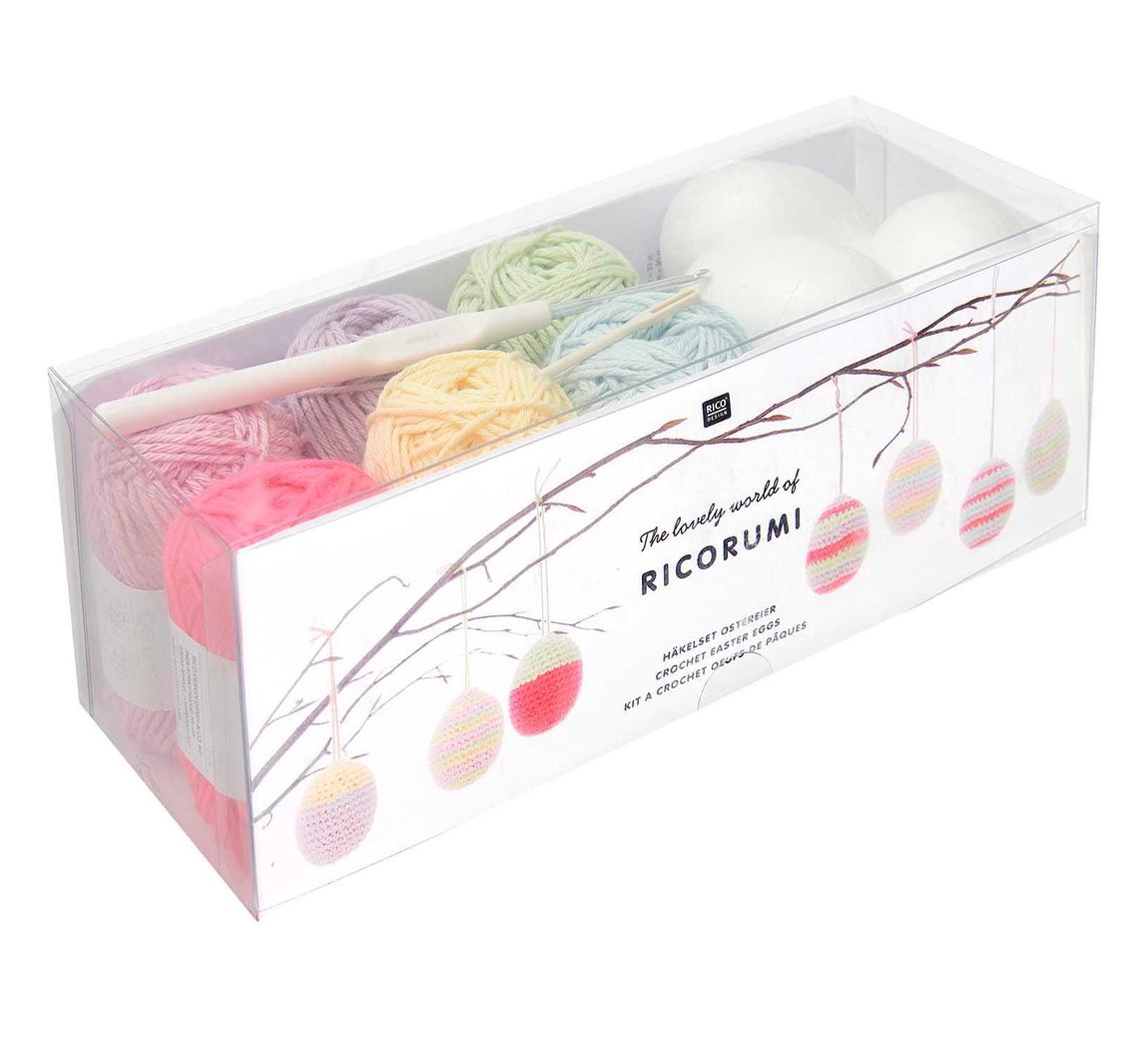 Rico Design Ricorumi Häkelset "Ostereier Pastel"