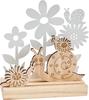 VBS Holzsteckmotiv mit Metallblumen "Schnecken"