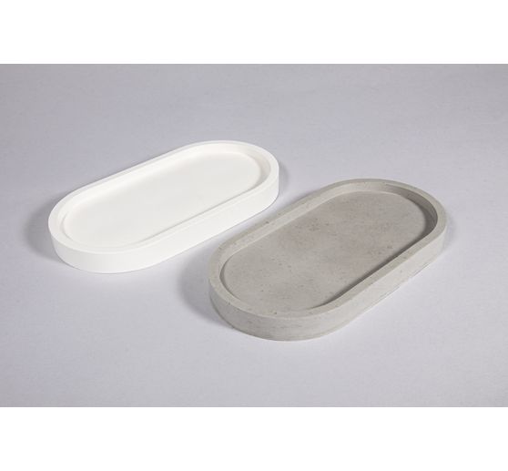 Silikon Gießform "Untersetzer Oval"