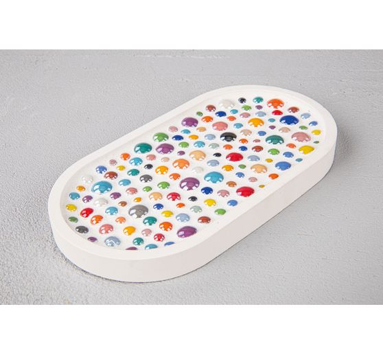 Silikon Gießform "Untersetzer Oval"