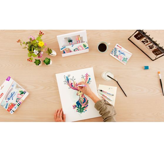 edding Acrylic "Acrylmarker - Nordic", 8er-Set
