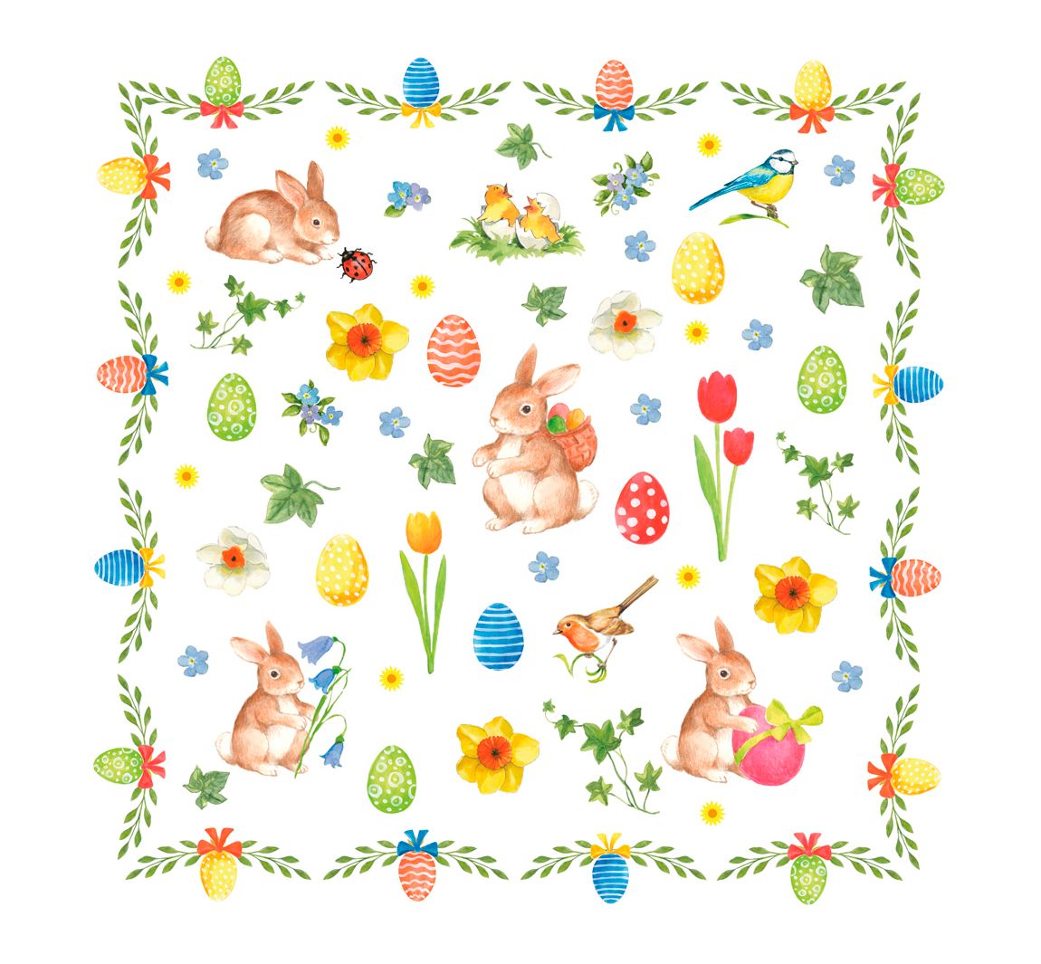 Serviette "Süße Osterhasis" - 20 Stück