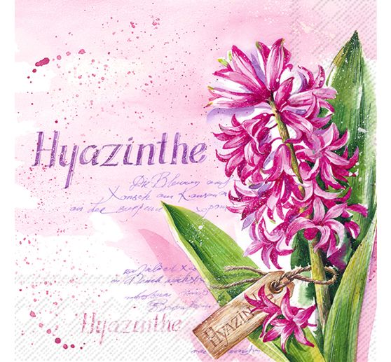 Serviette "Hyazinthe Pink Perl"