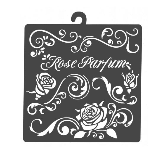 Schablone "Rose Parfum"
