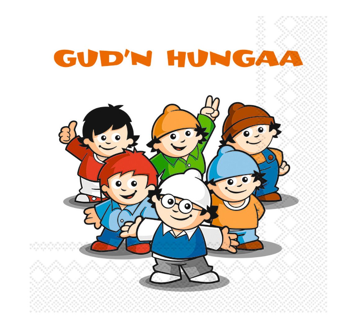 Serviette "Gud'n Hungaa"