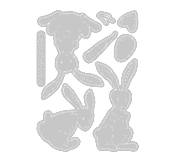 Sizzix Thinlits Stanzschablone "Bunny Stitch by Tim Holtz"