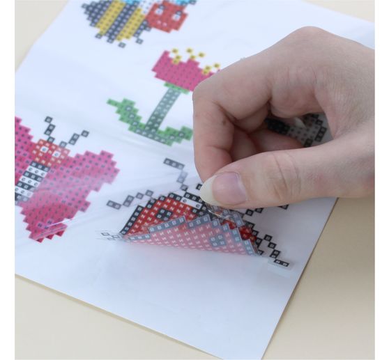 Diamond Painting Sticker Bastelset "Zootiere"