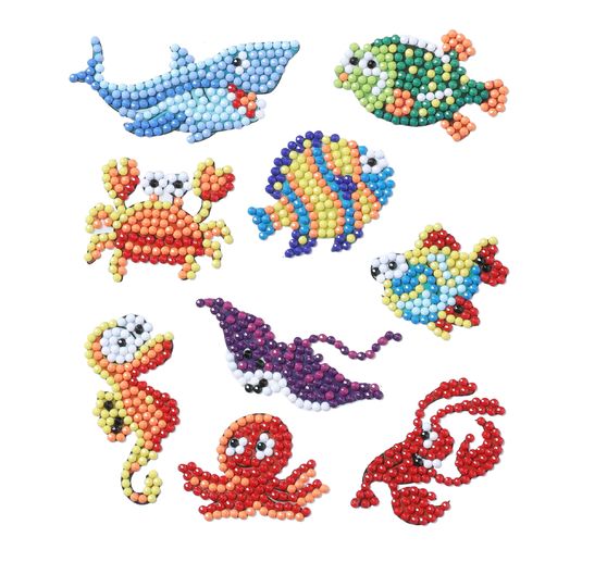 Diamond Painting Sticker craft set "Underwater World"