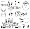 Clear Stamps "Frohe Ostern"