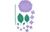 Stanzschablone "Hortensie"