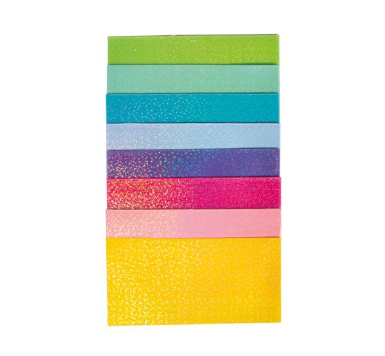 Verzierwachsplatten "Glimmer bunt"