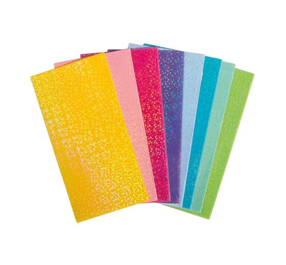 Decorating wax sheets "Mica colorful"