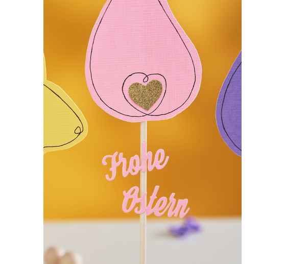 Glitzer-Sticker "Herzen"