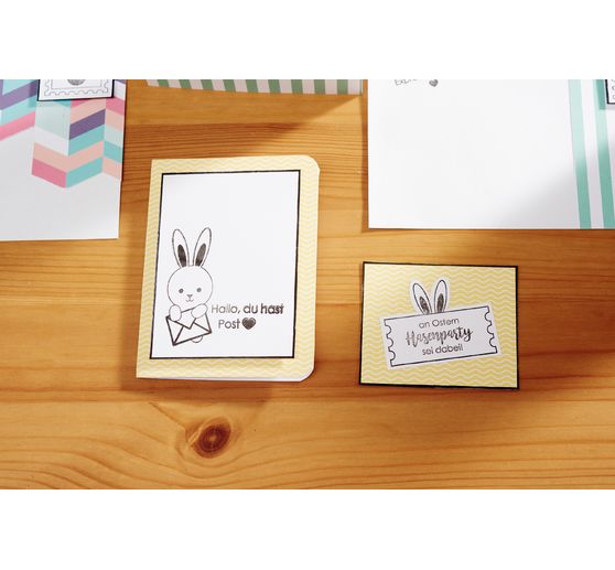 VBS Silikonstempel "Hasenpost"