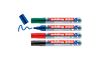 edding 250 Whiteboard Marker mit Aluminium-Schaft "Rundspitze", 4er-Set