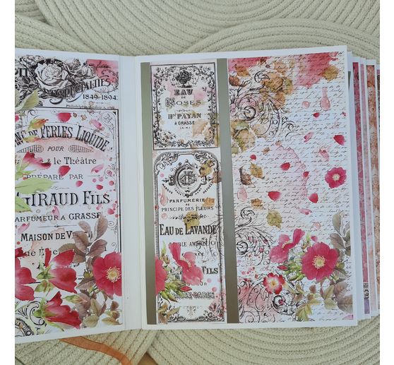 Scrapbook block "Rose Perfum"