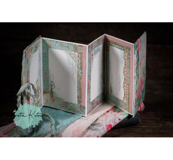 Scrapbook block "Rose Perfum"