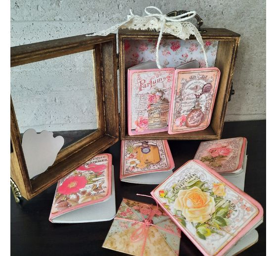 Scrapbook block "Rose Perfum"