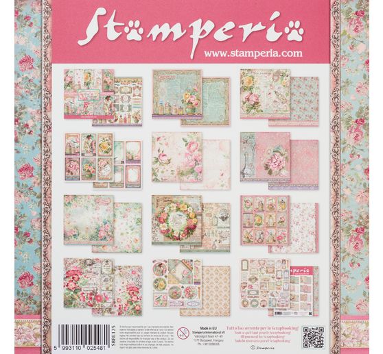Scrapbook block "Rose Perfum"