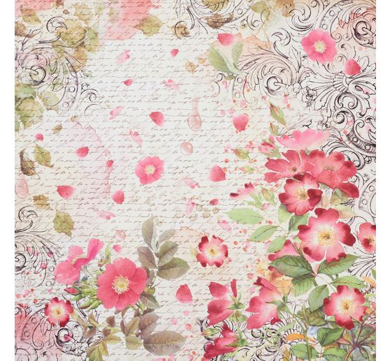 Scrapbook block "Rose Perfum"