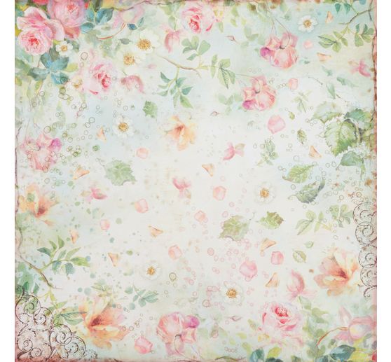Scrapbook block "Rose Perfum"