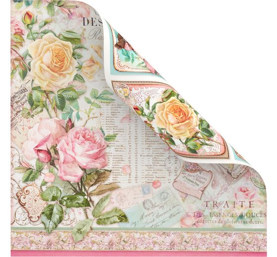 Scrapbook block "Rose Perfum"