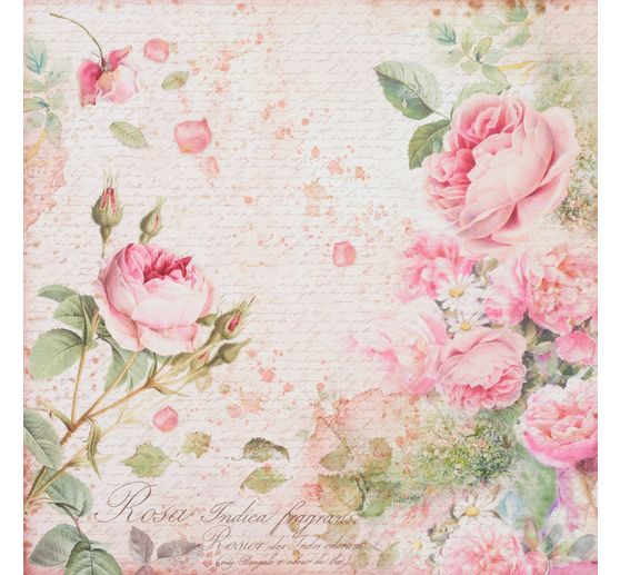 Scrapbook block "Rose Perfum"