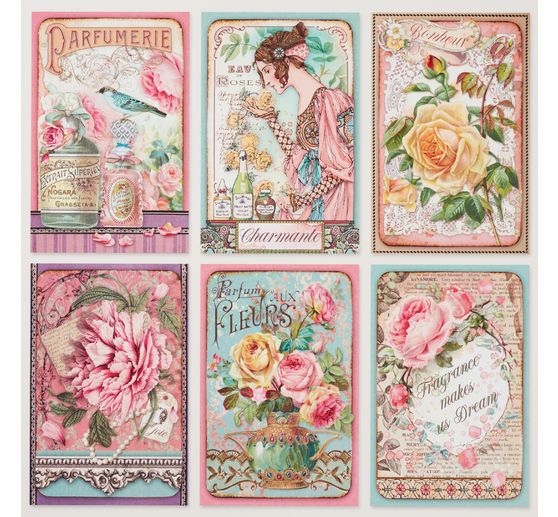 Scrapbook block "Rose Perfum"