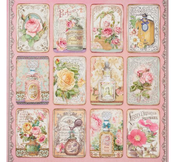Scrapbook block "Rose Perfum"