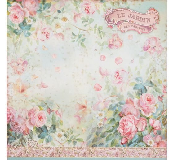 Scrapbook block "Rose Perfum"